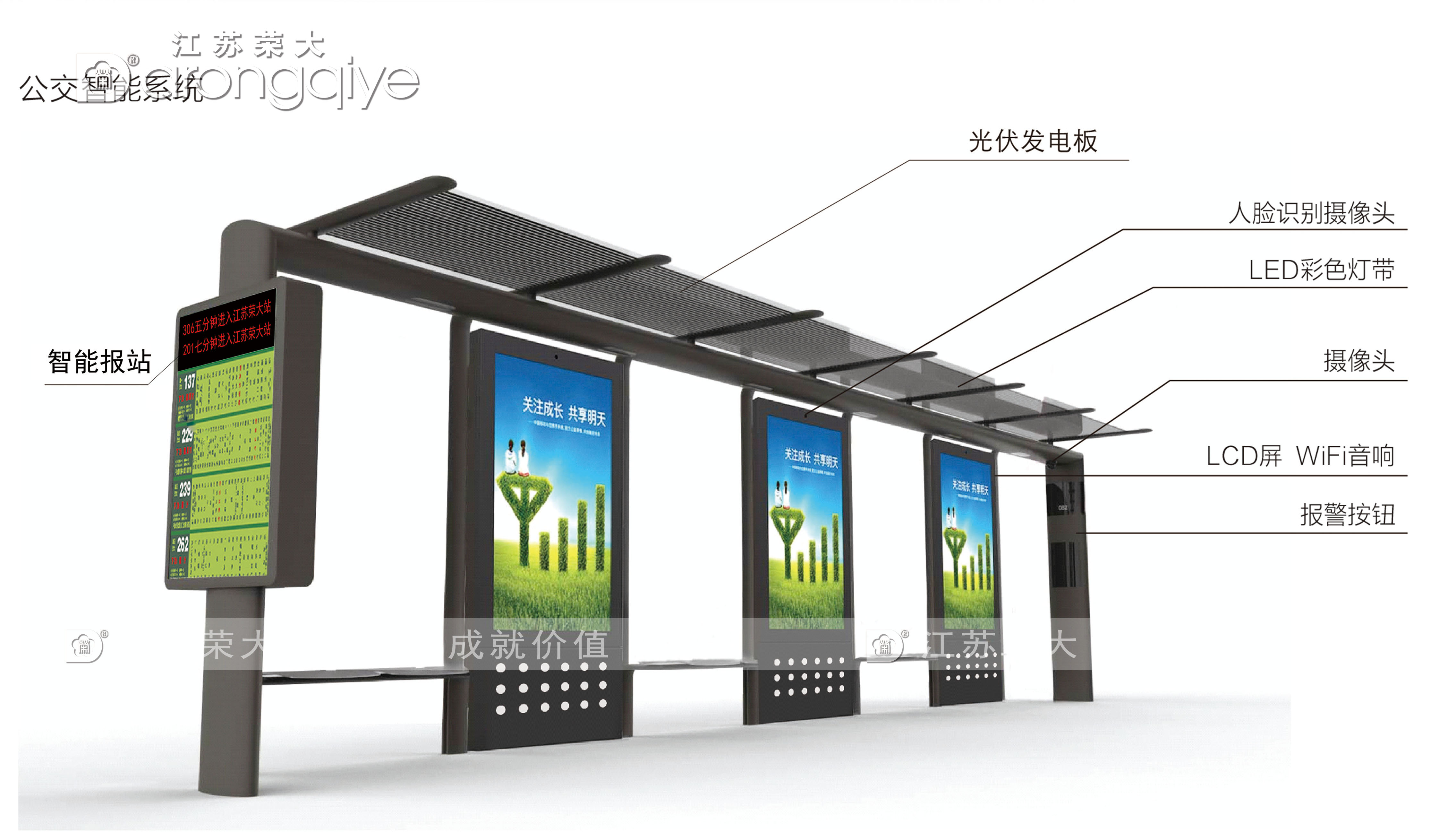 新型智能公交站臺